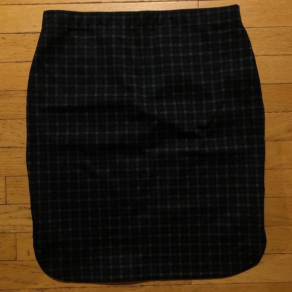 New Women's Max Studio Plaid Mini Skirt - Picture 3 of 11